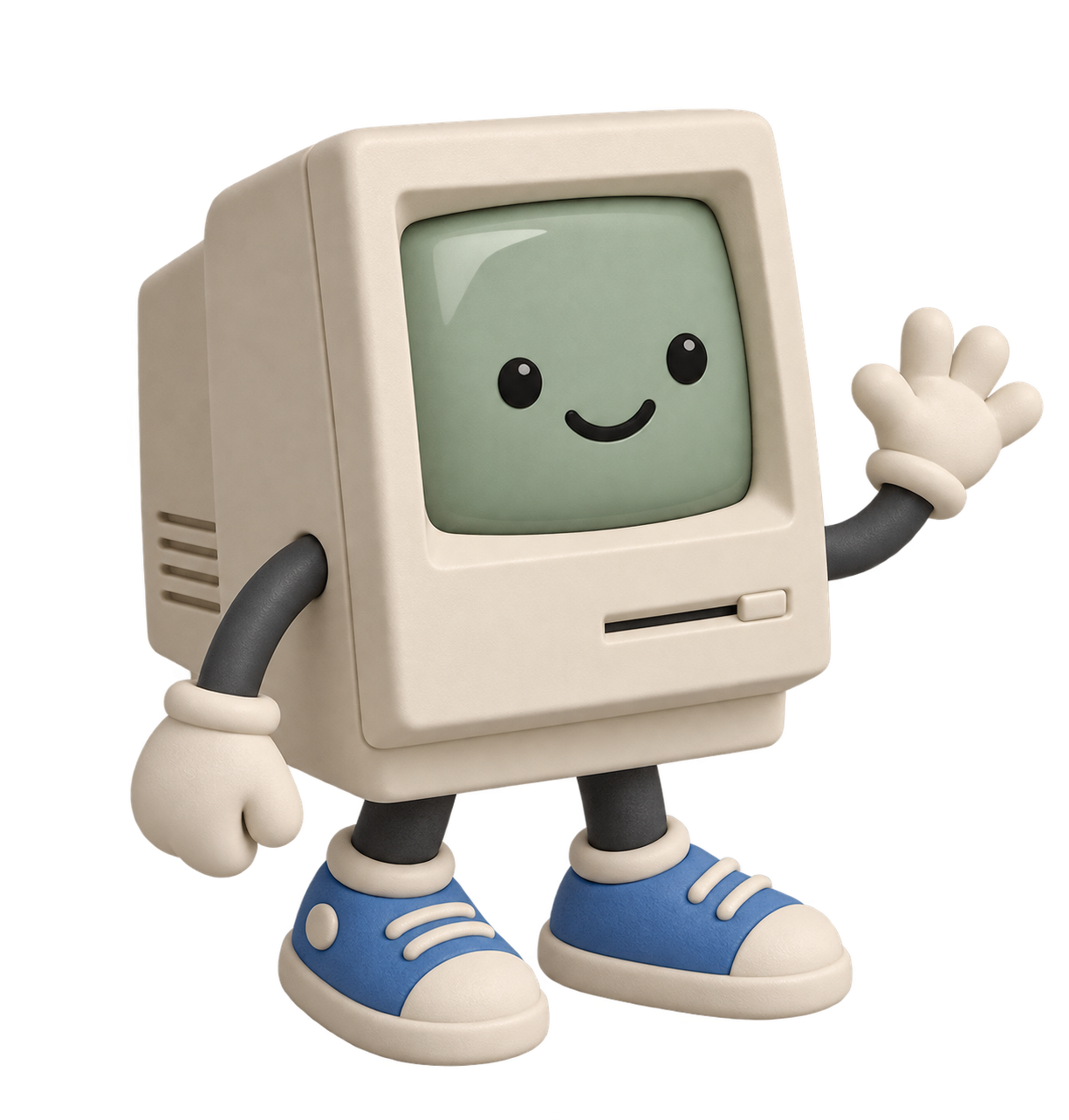Buddy, the cheerful computer companion